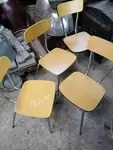 Yellow formica chairs