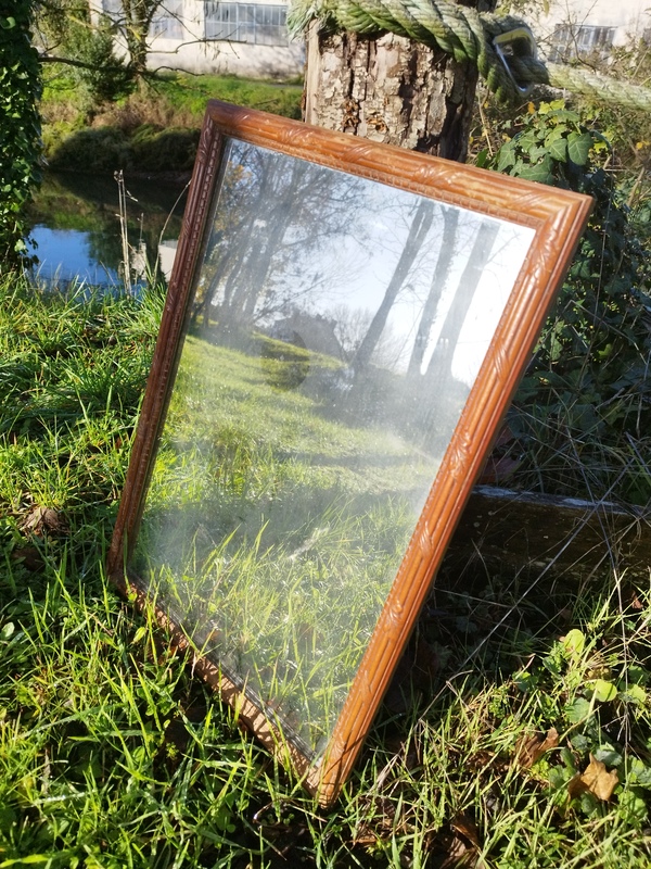 Vintage mirror from the 1930s and 40s 