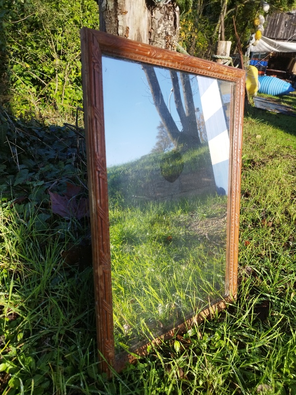 Vintage mirror from the 1930s and 40s 