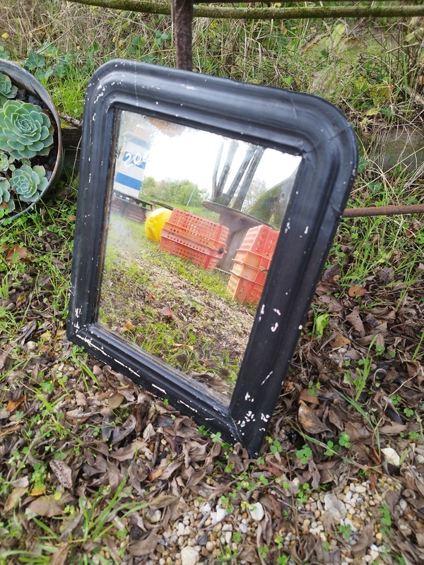 Antique black mirror