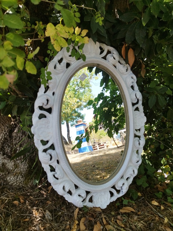 Oval mirror 