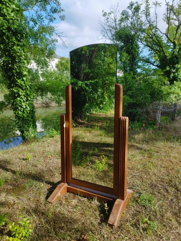 Art Deco cheval mirror