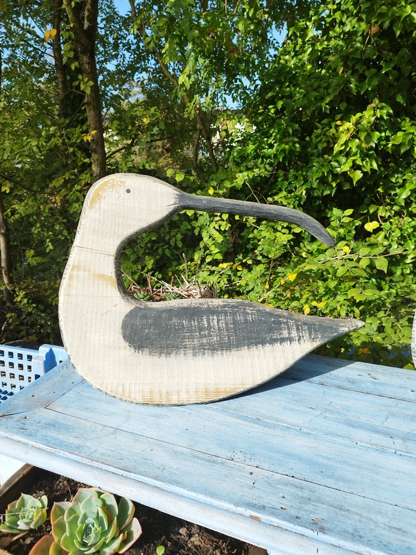 Sacred Ibis wood bird