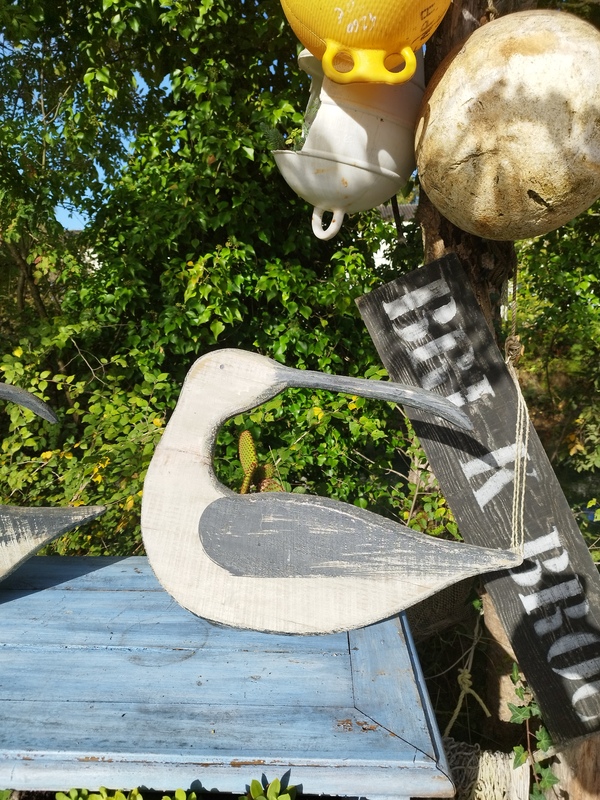 Sacred Ibis wood bird