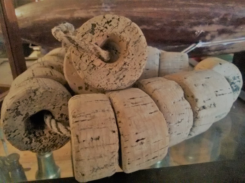 old cork buoys