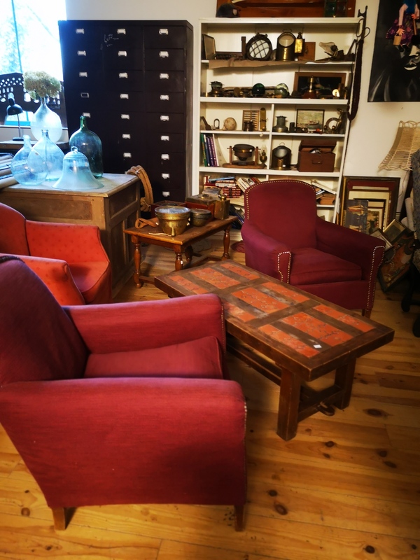 Paire de fauteuils club