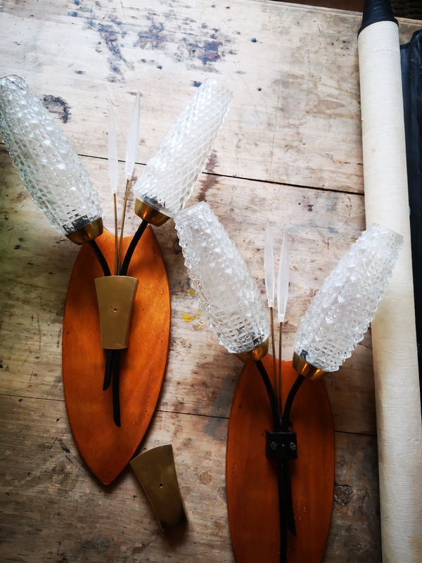 Pair of sconces early 60