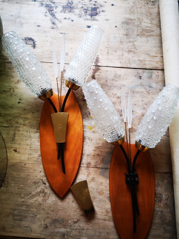 Pair of sconces early 60