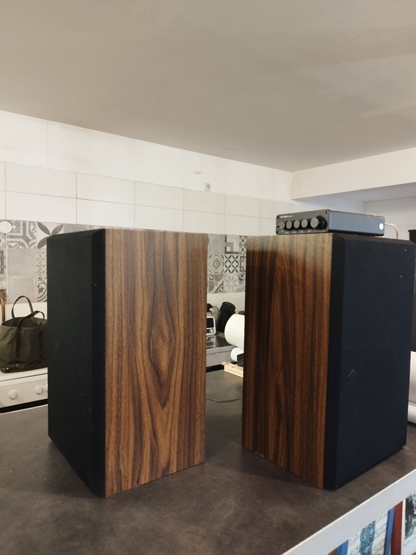 Pair of speakers from the 70s and 80s, Denmark