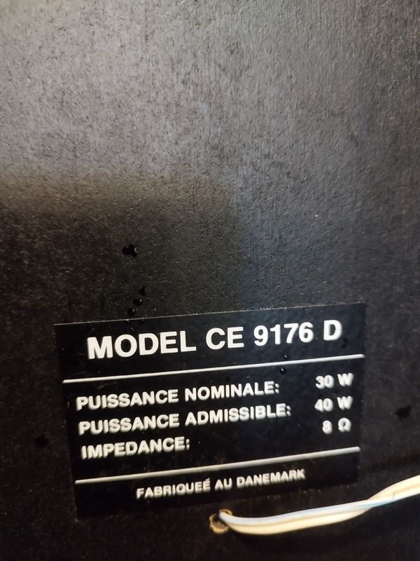 Pair of speakers from the 70s and 80s, Denmark