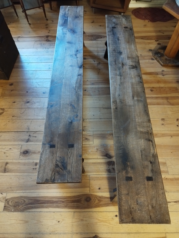 Pair of old benches