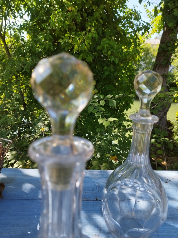 Pair of Porto decanters