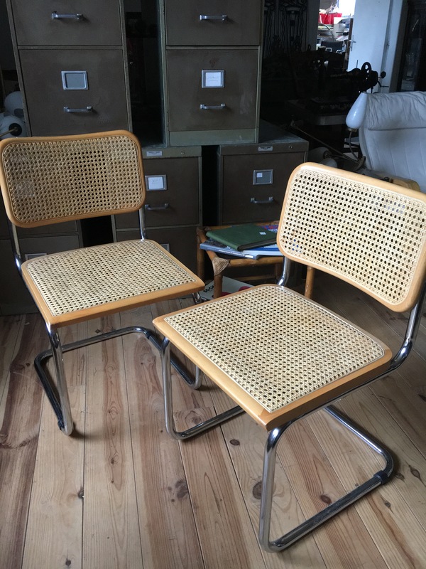 Pair of Cesca chairs