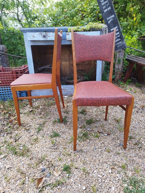Pair of 60s designer chairs