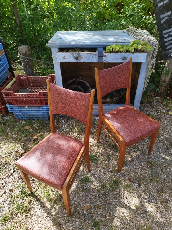 Pair of 60s designer chairs