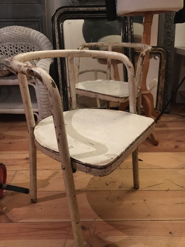 Pair of vintage children's chairs
