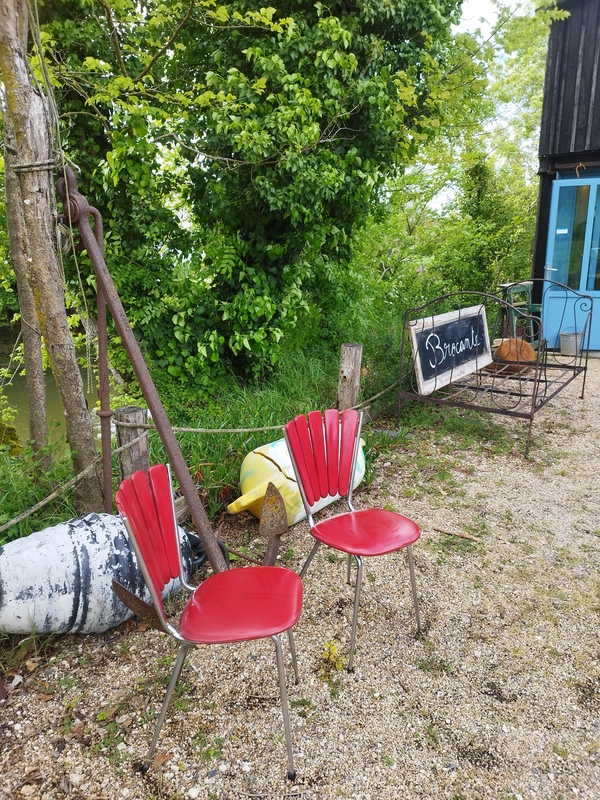 Pair of Soudex chairs 