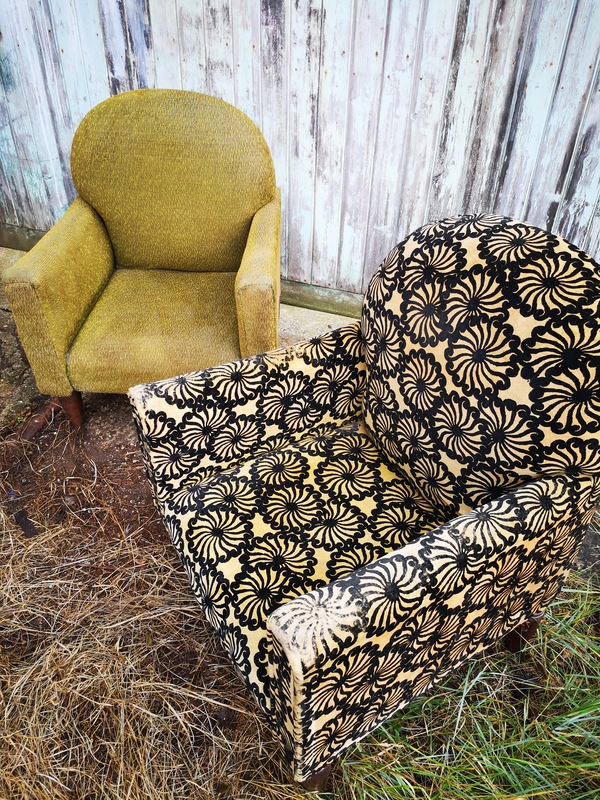 Pair of 1950s armchairs