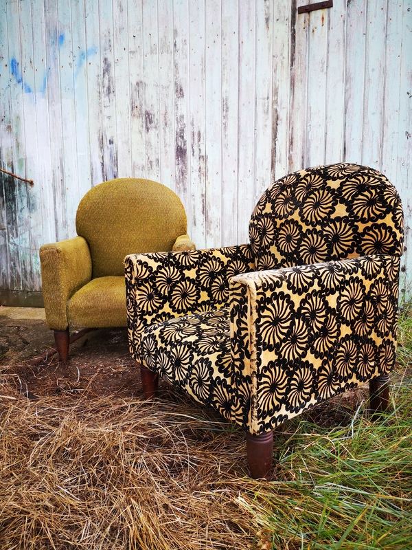 Pair of 1950s armchairs