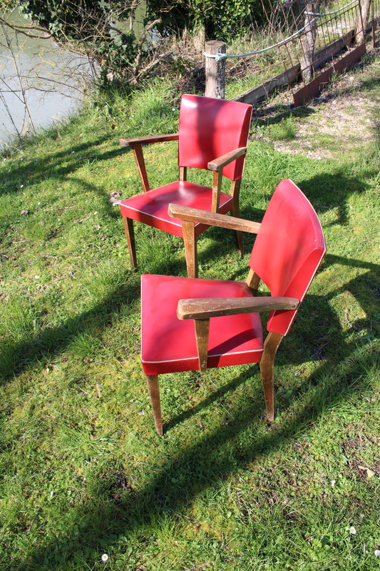 Pair of designer armchairs 60
