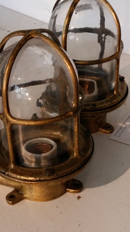Pair of gangway lamps