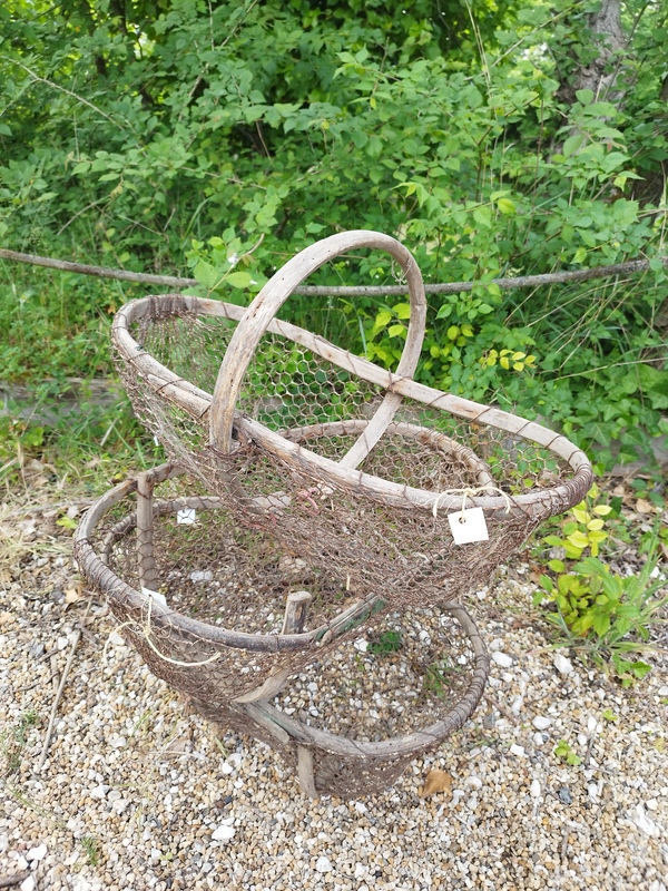 Fishing basket for decoration