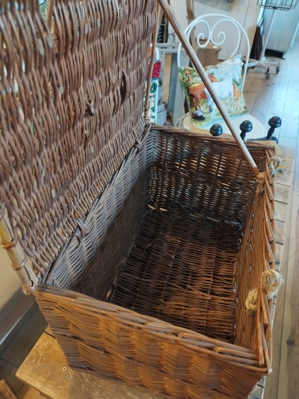 Wicker basket.