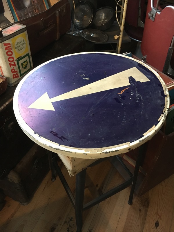 Old enameled panel 1957