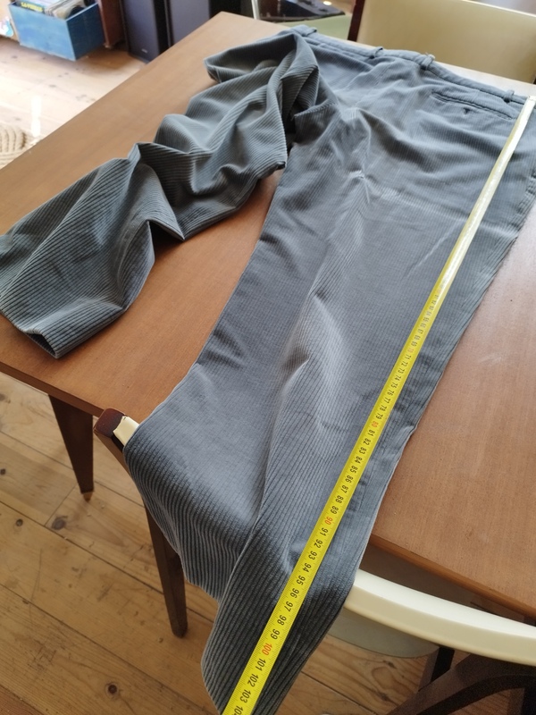 Velvet pants size 56 vintage fripe