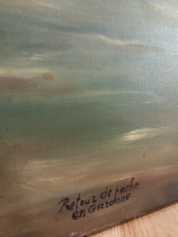 Marine painting oil on canvas 1988