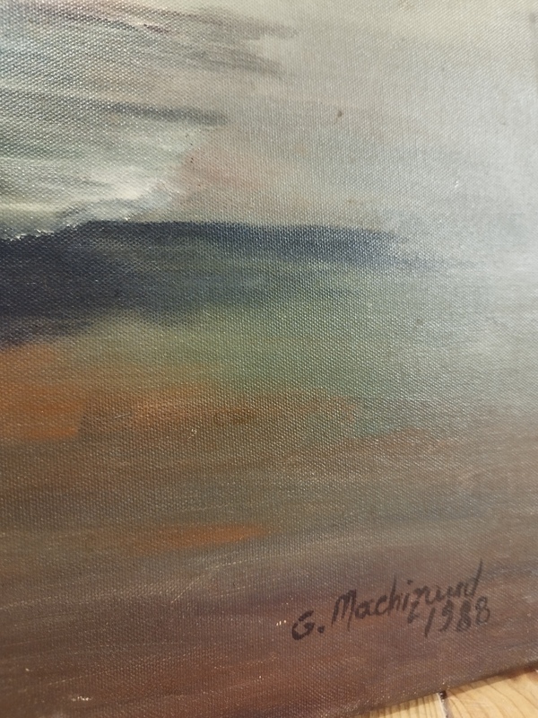 Marine painting oil on canvas 1988