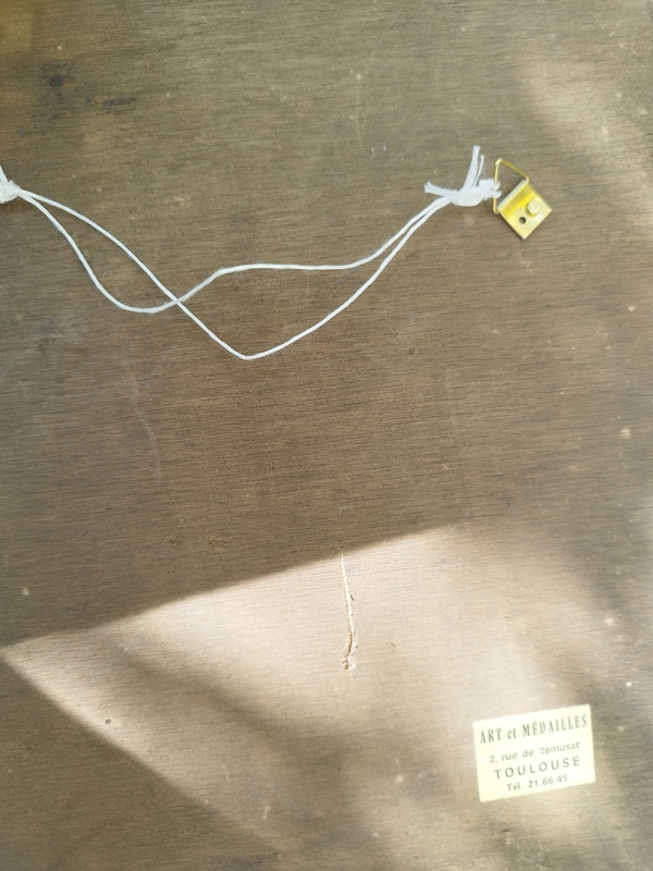 Painting on wood Roses