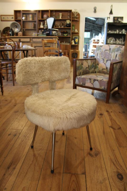 Chaise Moumoute Pelfran 60s