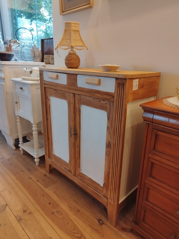 Small, low, revamped sideboard