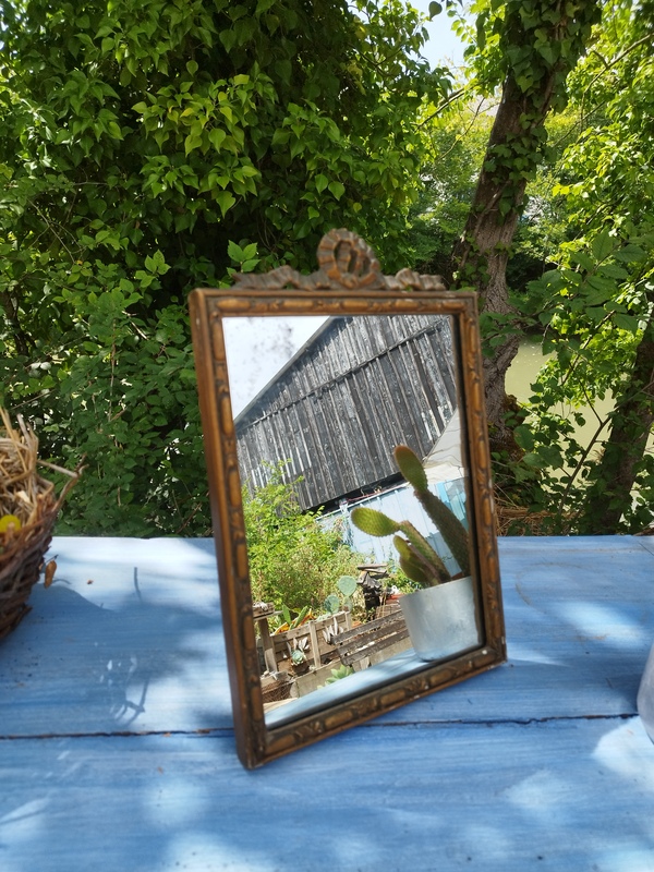 Small dressing table mirror 1900