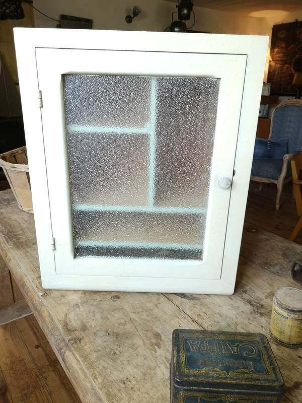 Vintage wooden medicine cabinet