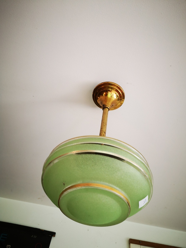Art deco ceiling light