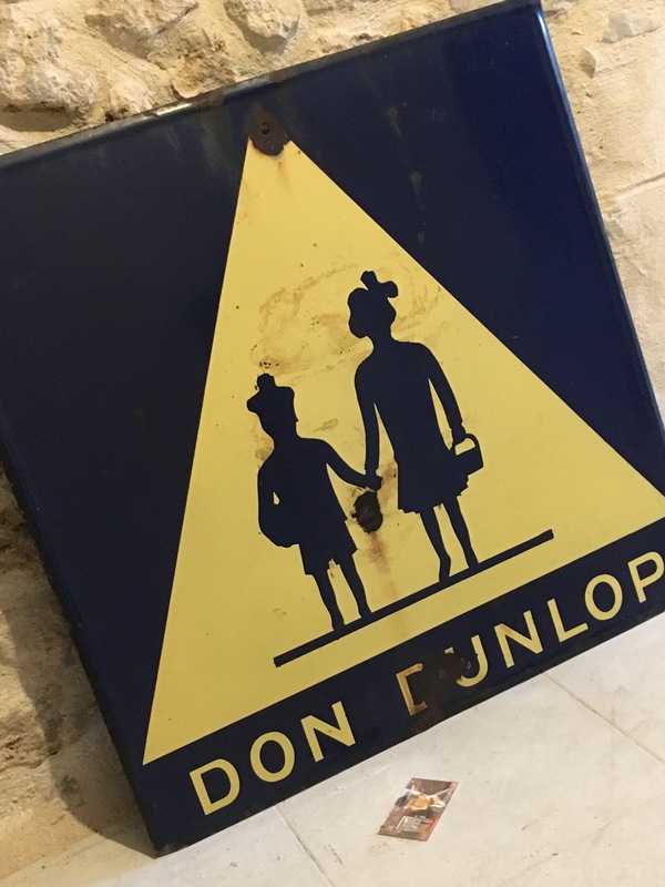 Dunlop enamel sign