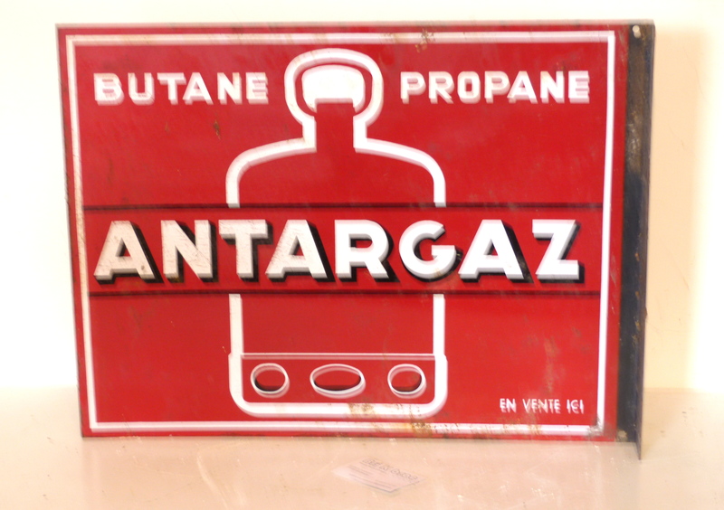 Antargaz advertising plaque