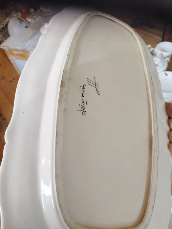 Saint Michel earthenware dish