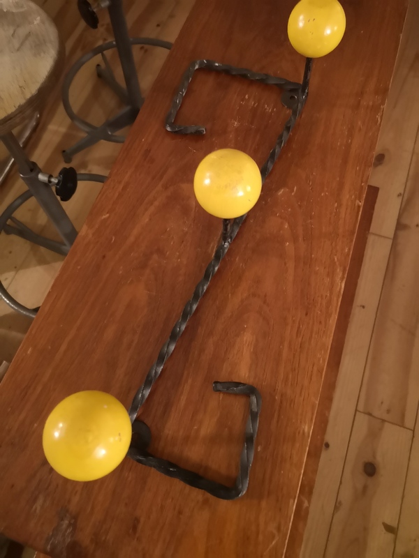 50s 60s coat rack