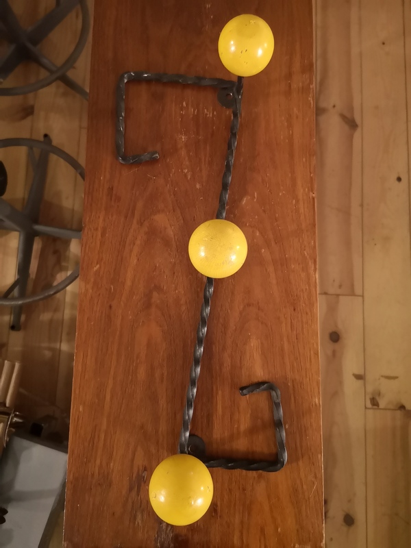 50s 60s coat rack