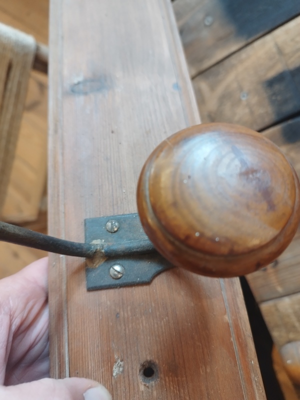 Coat rack with two hooks