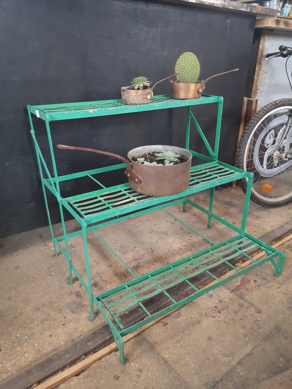 Wrought iron plant stand
