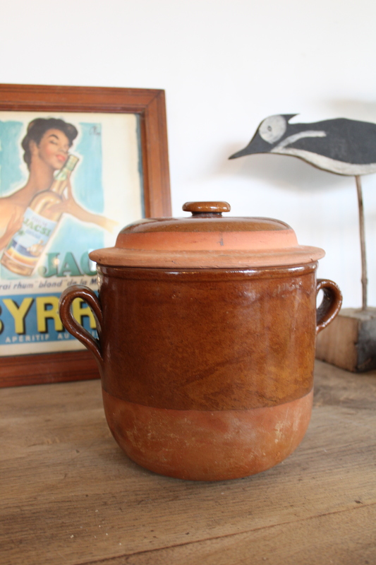 Digoin France grease pot