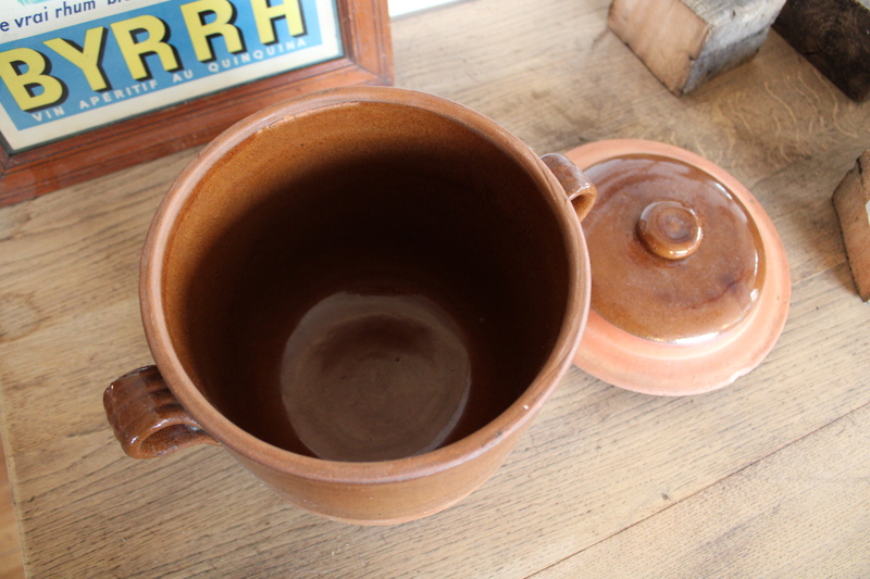 Digoin France grease pot