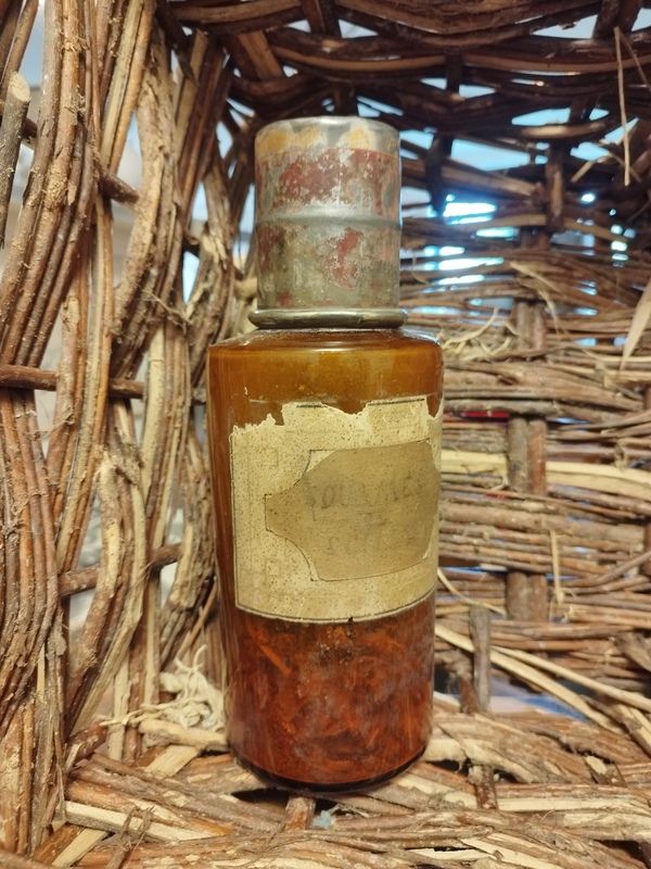 Amber Glass Pharmacy Jar 