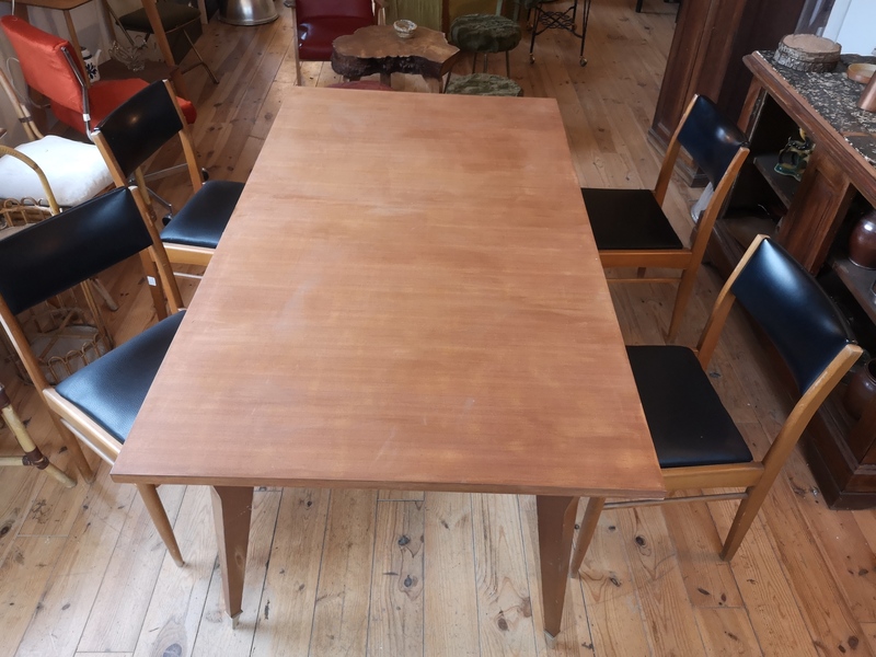 Four 70s Scandinavian design chairs