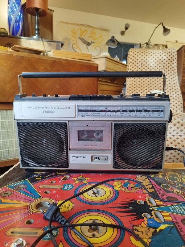 Vintage radio cassette
