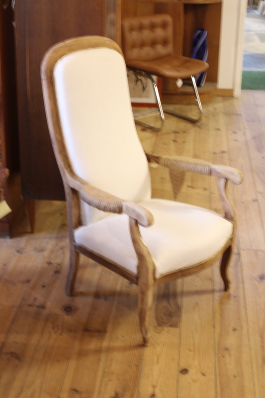 Refurbished Voltaire armchair 